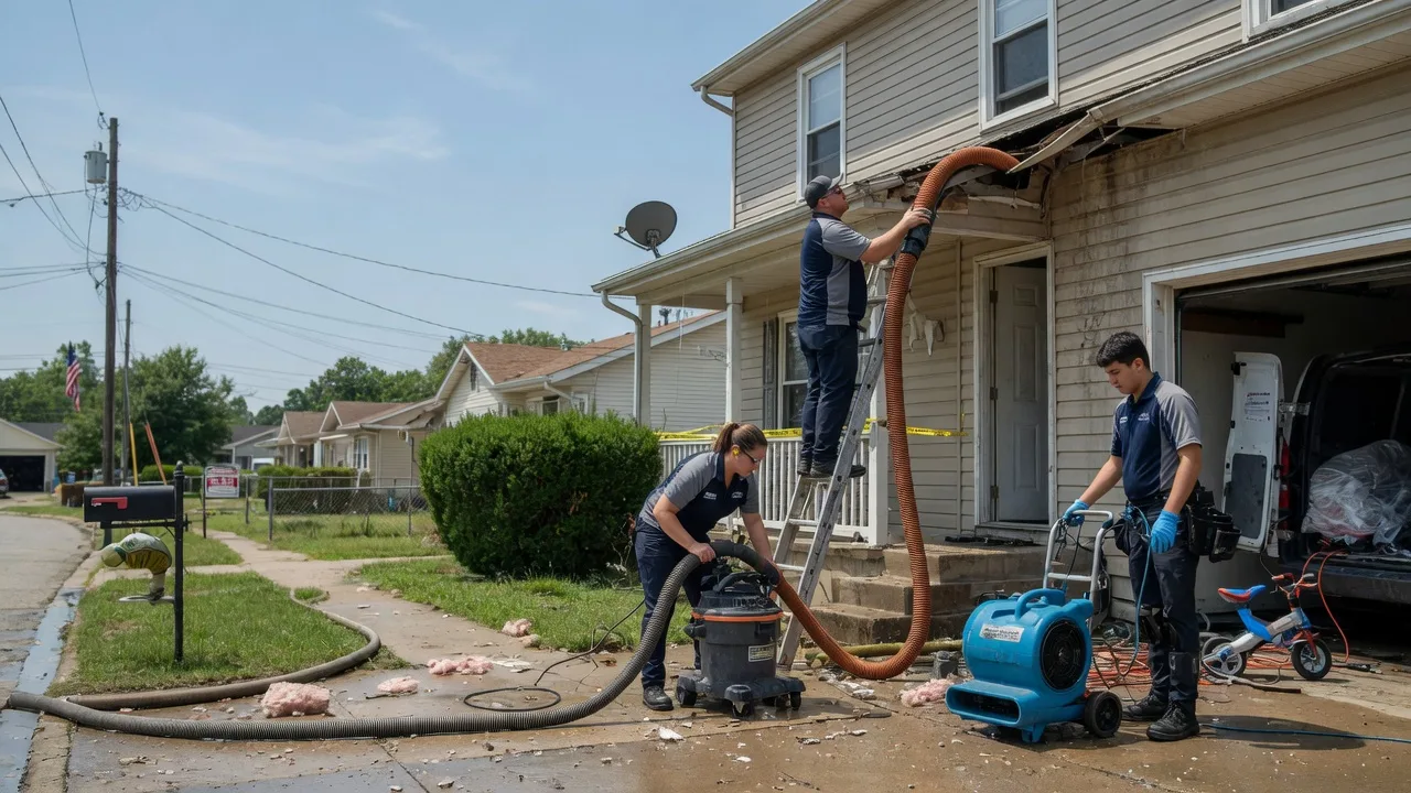 Water Damage Restoration in Christiansburg, VA near me
